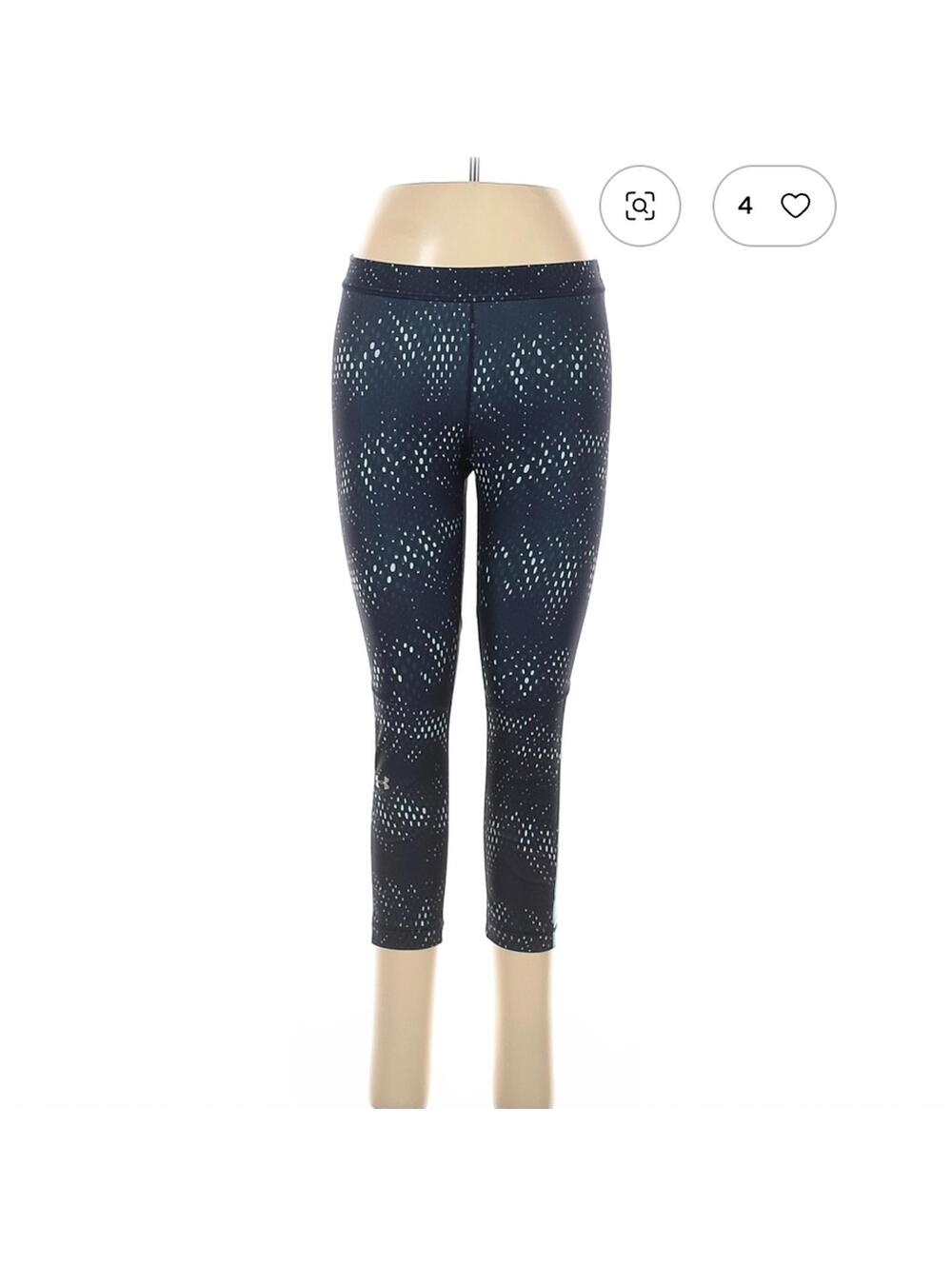 Under Armour Blue Active Pants Size M Leggings